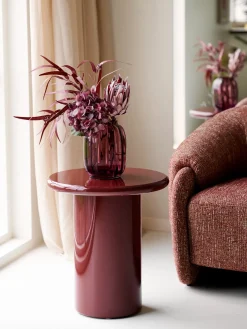 VIAMAJA Vaser|Interiør<Vase bordeaux - Mundblæst glas