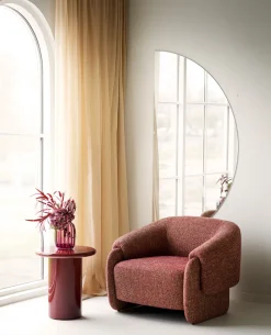 VIAMAJA Vaser|Interiør<Vase bordeaux - Mundblæst glas