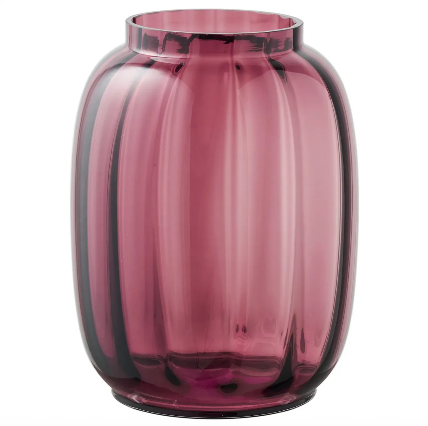 VIAMAJA Vaser|Interiør<Vase bordeaux - Mundblæst glas