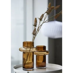 VIAMAJA Vaser|Restparti<Vase i mundblæst glas - Lyngby amber