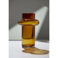 VIAMAJA Vaser|Restparti<Vase i mundblæst glas - Lyngby amber