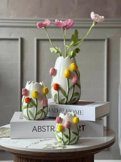 VIAMAJA Vaser|Påske<Vase med tulipaner - Flere størrelser