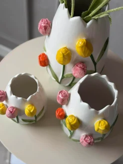 VIAMAJA Vaser|Påske<Vase med tulipaner - Flere størrelser