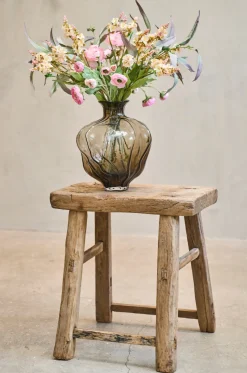 VIAMAJA Vaser<Vase Thelma big brown - Mundblæst