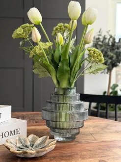 VIAMAJA Vaser<Vase Tornado Grå - Flere størrelser