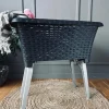 VIAMAJA Vasketøjskurve|Soveværelse Opbevaring<Vasketøjskurv med foldbar ben - Dark grey