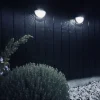 VIAMAJA Lys Og Led|Udendørs Led<Væglampe med solceller – Sæt med 4 stk