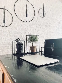 VIAMAJA Pynt Til Opslagstavler|Pynt Til Opslagstavler<Cirkel stage – Sort – Ø 30 cm