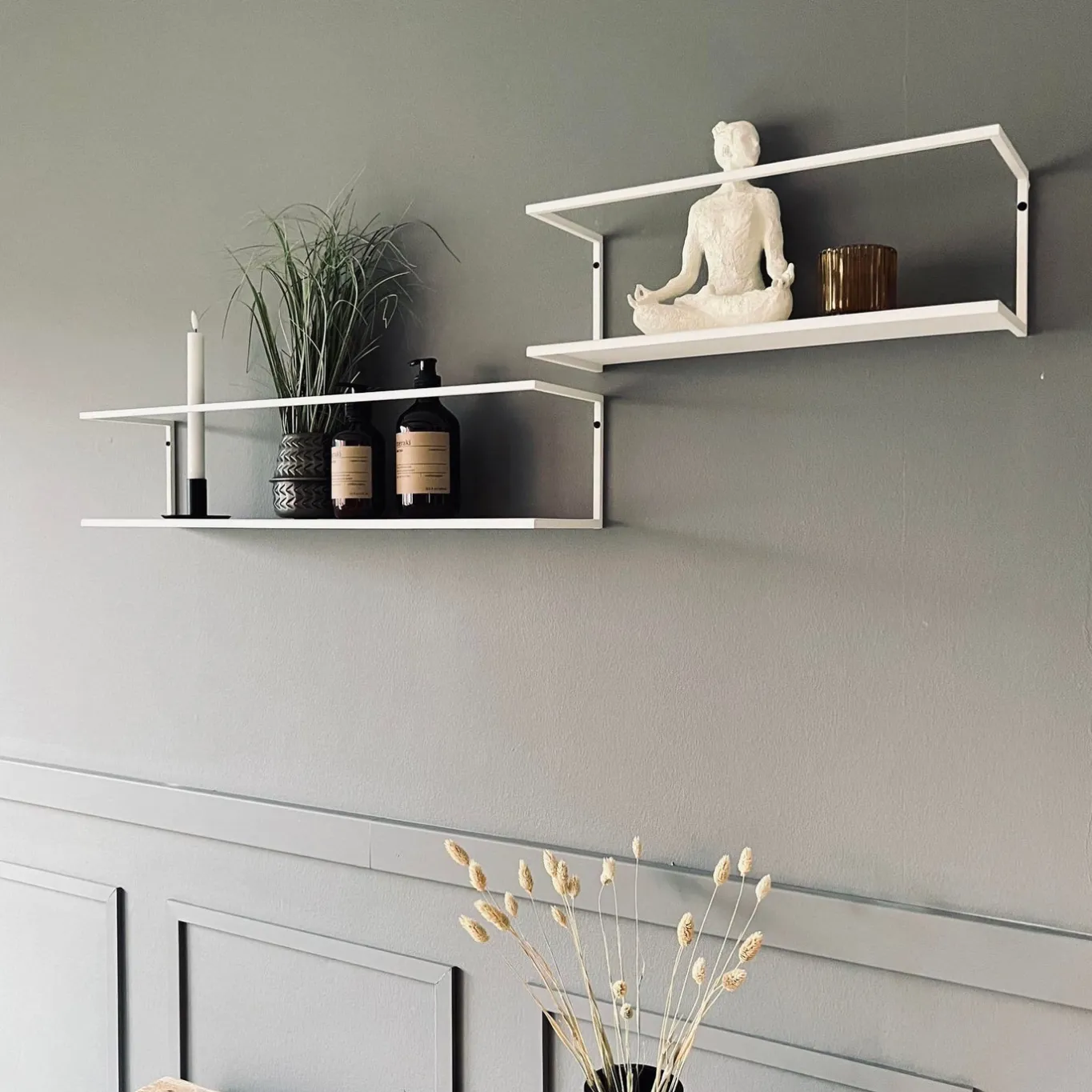VIAMAJA Hylder|Hylder<hylde - White deluxe - 70cm