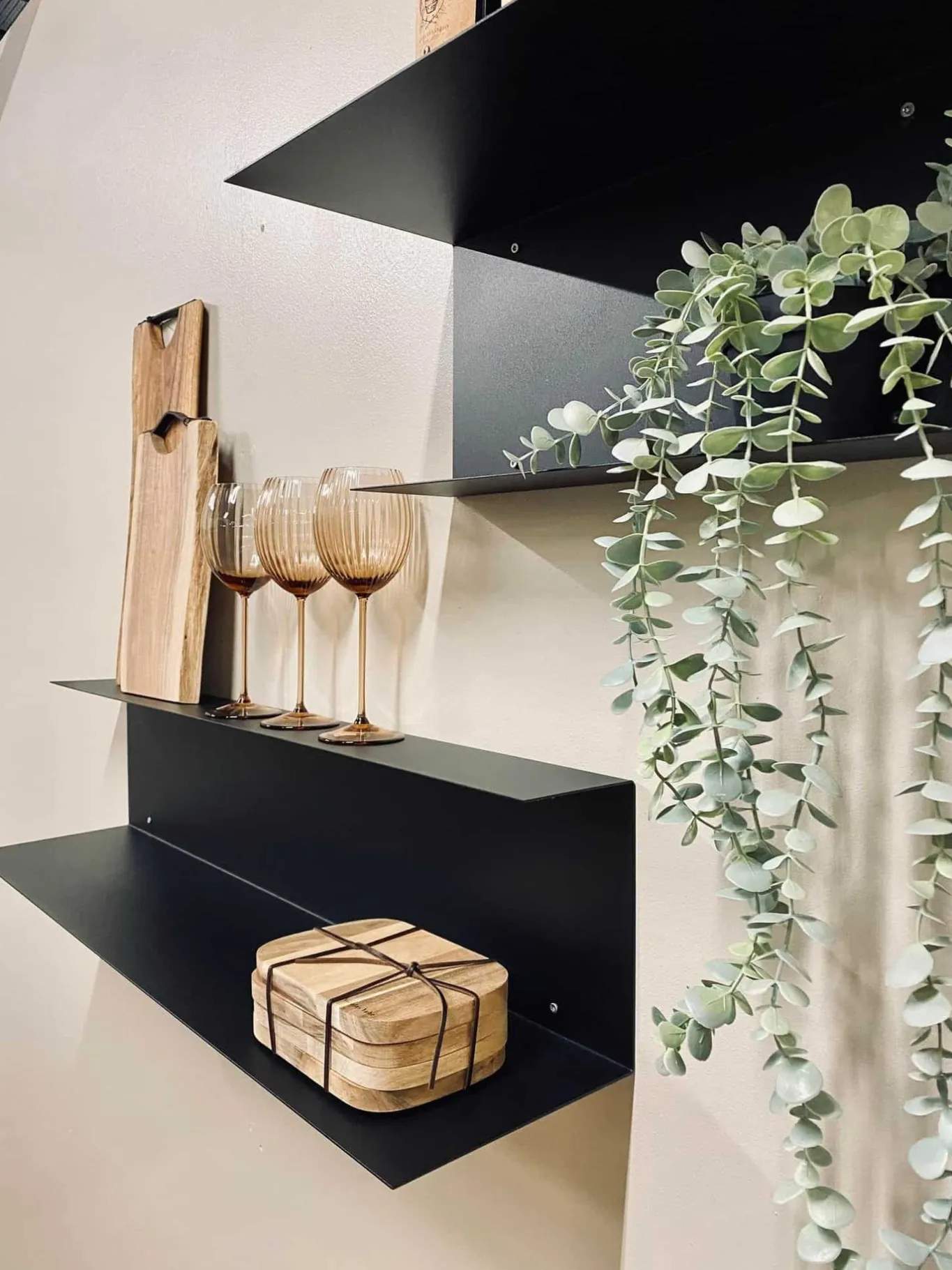 VIAMAJA Hylder|Hylder<kombi hylde – Sort 45cm