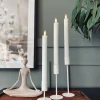 VIAMAJA Lysestager<Simple – White Sæt 3 stk