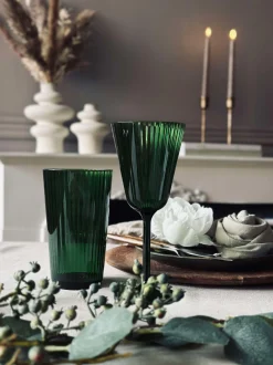 VIAMAJA Krus, Kopper Og Glas|Alt Til Vin<Vinglas Claire 200ml. Grøn - 2 stk.