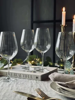 VIAMAJA Krus, Kopper Og Glas|Alt Til Vin<Vinglas hvidvin CRYSTAL - Sæt med 4 stk.