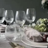 VIAMAJA Krus, Kopper Og Glas|Alt Til Vin<Vinglas Rillet med guld kant - 4 stk. 350ml