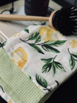 VIAMAJA Alt Til Opvask<Viskestykke / Håndklæde Citrus - Sæt med 2 stk