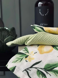 VIAMAJA Alt Til Opvask<Viskestykke / Håndklæde Citrus - Sæt med 2 stk