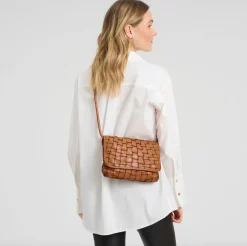 VIAMAJA Clutch|Cross Body<Warsaw Clutch / crossover - Vintage cognac