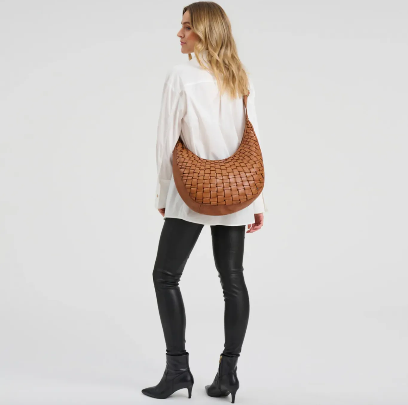VIAMAJA Clutch|Cross Body<Warsaw skuldertaske - Vintage cognac