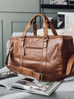 VIAMAJA Weekend Tasker<Weekendtaske Brooklyn - Cognac