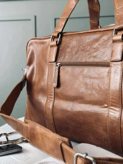 VIAMAJA Weekend Tasker<Weekendtaske Brooklyn - Cognac