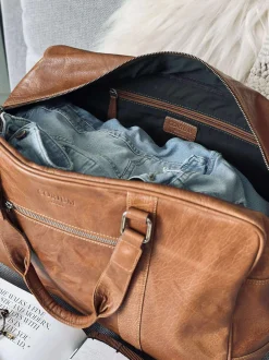 VIAMAJA Weekend Tasker<Weekendtaske Brooklyn - Cognac