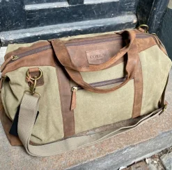 VIAMAJA Weekend Tasker|Tasker Til Mænd<Weekendtaske i skind og kanvas - Canvas HUNTER