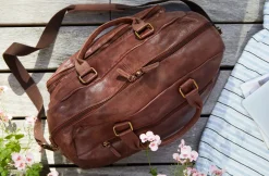 VIAMAJA Weekend Tasker<Weekendtaske Raw boheme - Brown