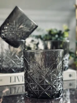 VIAMAJA Krus, Kopper Og Glas<Whisky glas / vandglas Røgfarvet - 4 stk