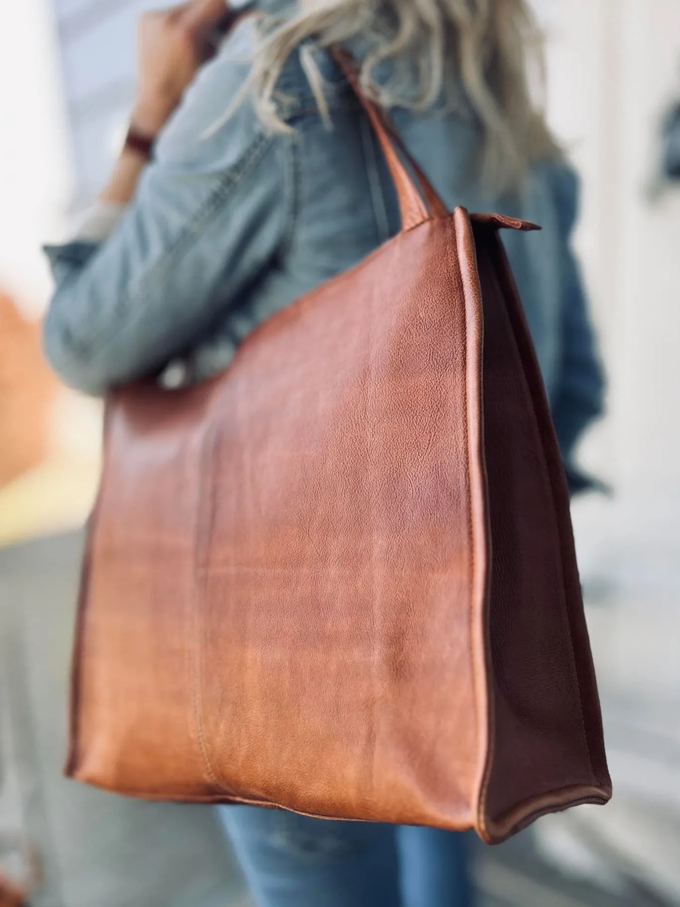 VIAMAJA Computertasker|Læder Tasker<Work / Shopper - Lisa Walnut