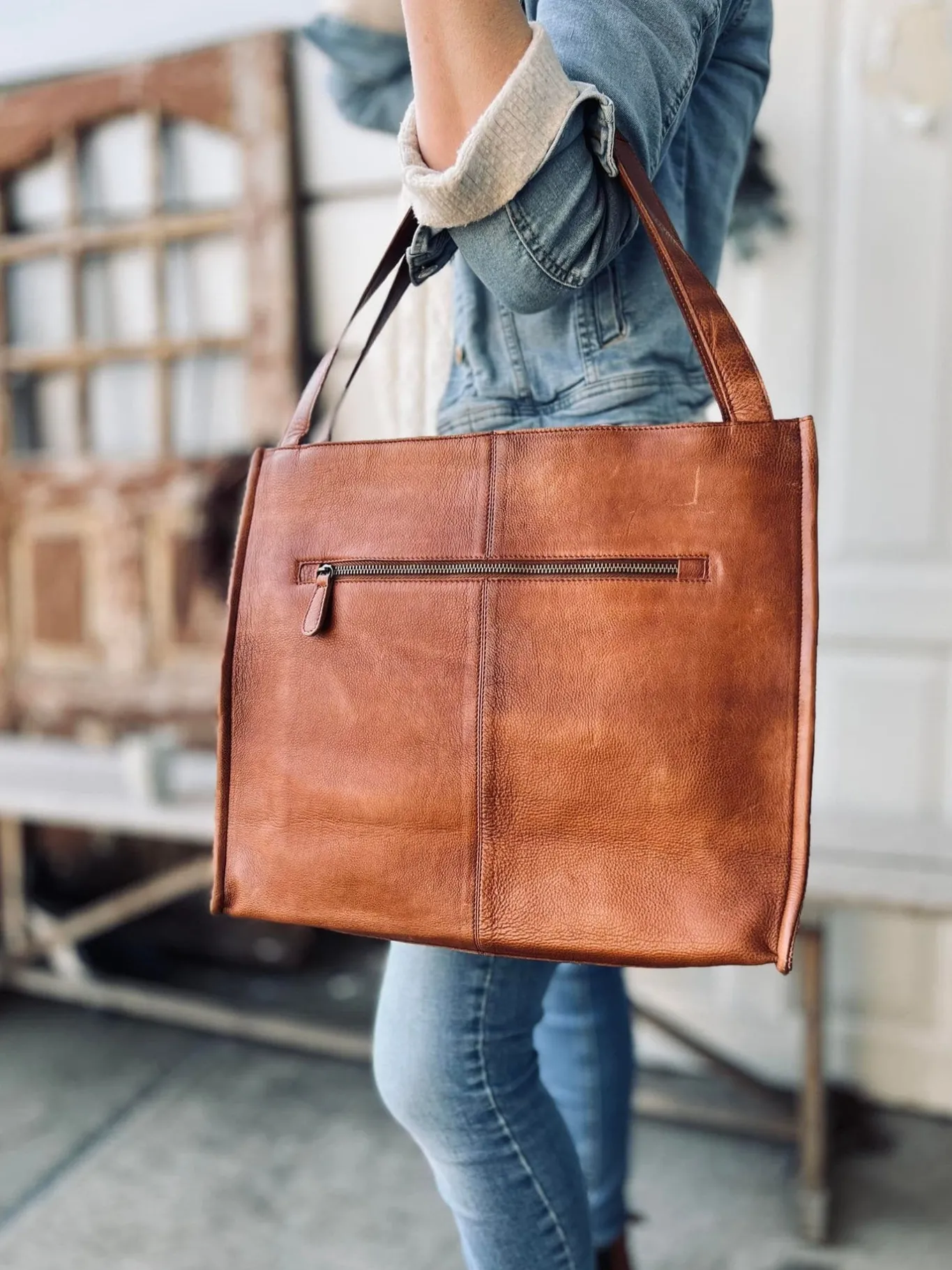 VIAMAJA Computertasker|Læder Tasker<Work / Shopper - Lisa Walnut