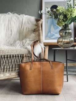 VIAMAJA Computertasker|Læder Tasker<Work Bag - Malou Cognac