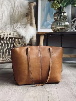 VIAMAJA Computertasker|Læder Tasker<Work Bag - Malou Cognac