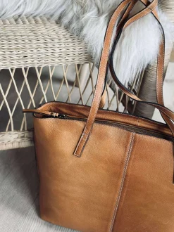 VIAMAJA Computertasker|Læder Tasker<Work Bag - Malou Cognac