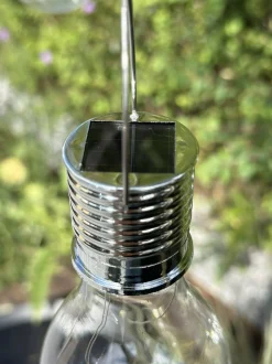 VIAMAJA Udendørs Led|Led Solceller<XL lyspære med solceller - Tilbud 4 stk