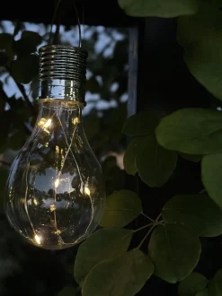 VIAMAJA Udendørs Led|Led Solceller<XL lyspære med solceller - Tilbud 4 stk