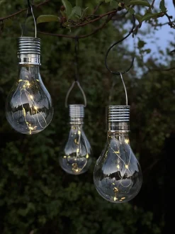 VIAMAJA Udendørs Led|Led Solceller<XL lyspære med solceller - Tilbud 4 stk