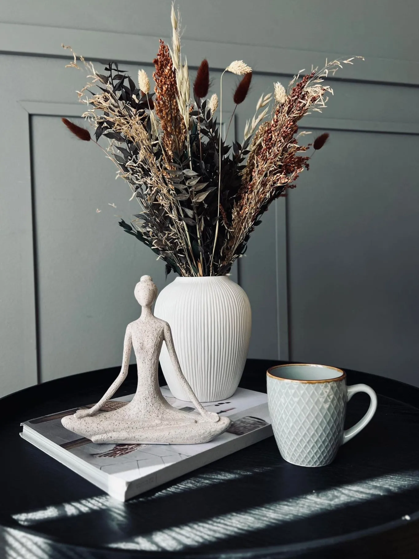 VIAMAJA Interiør|Pynte Genstande<YOGA - White Lady No.4