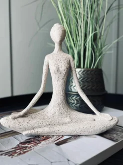 VIAMAJA Interiør|Pynte Genstande<YOGA - White Lady No.4
