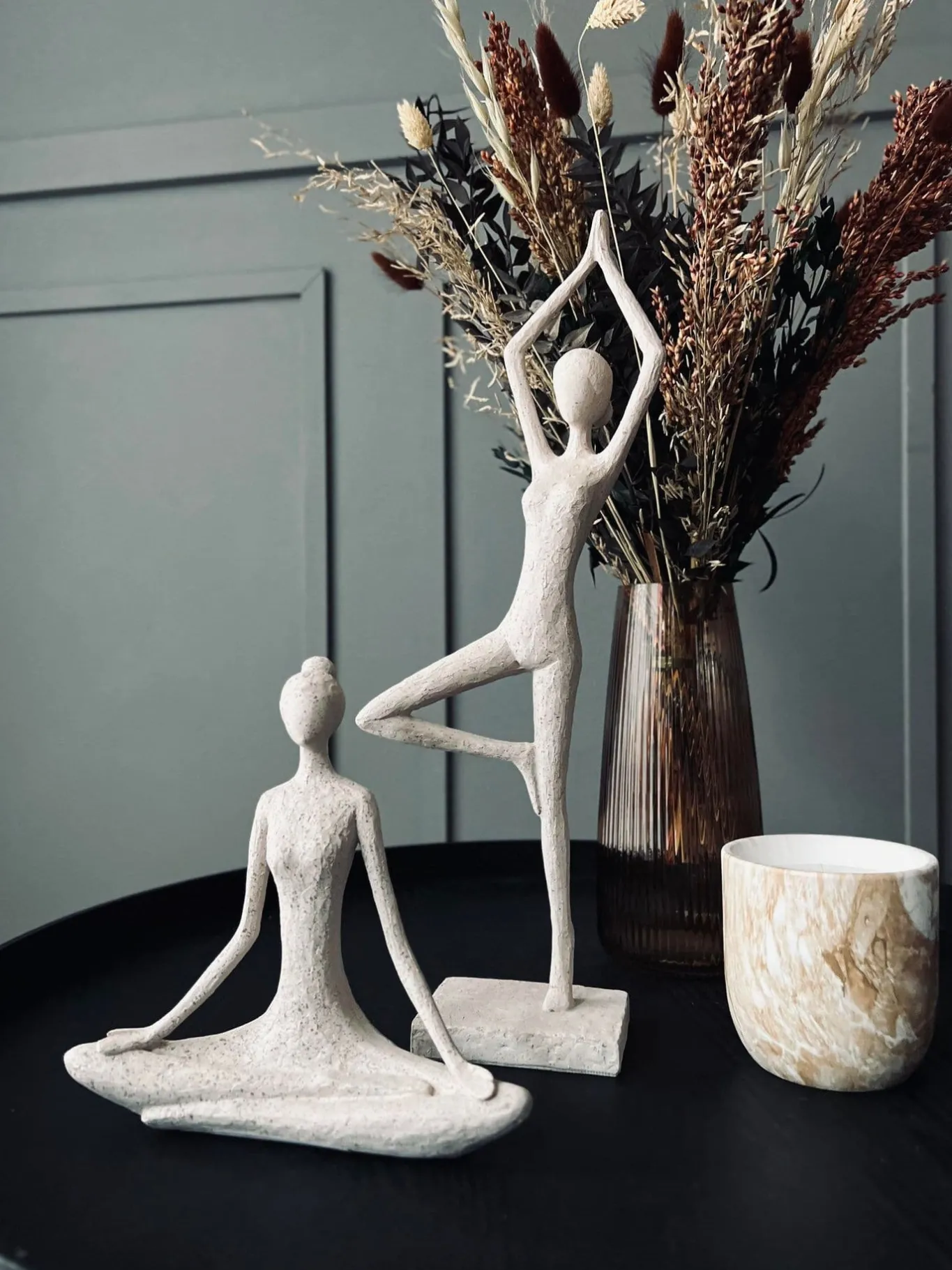 VIAMAJA Interiør|Pynte Genstande<YOGA - White Lady No.4